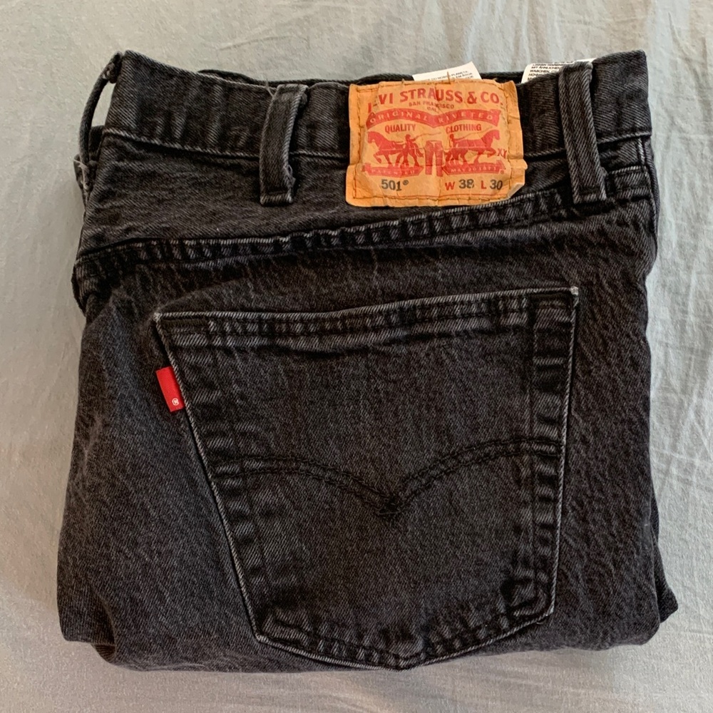 Levi's Black 501 Jeans